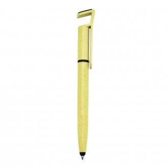 Caneta Fibra de Bambu Touch com Suporte